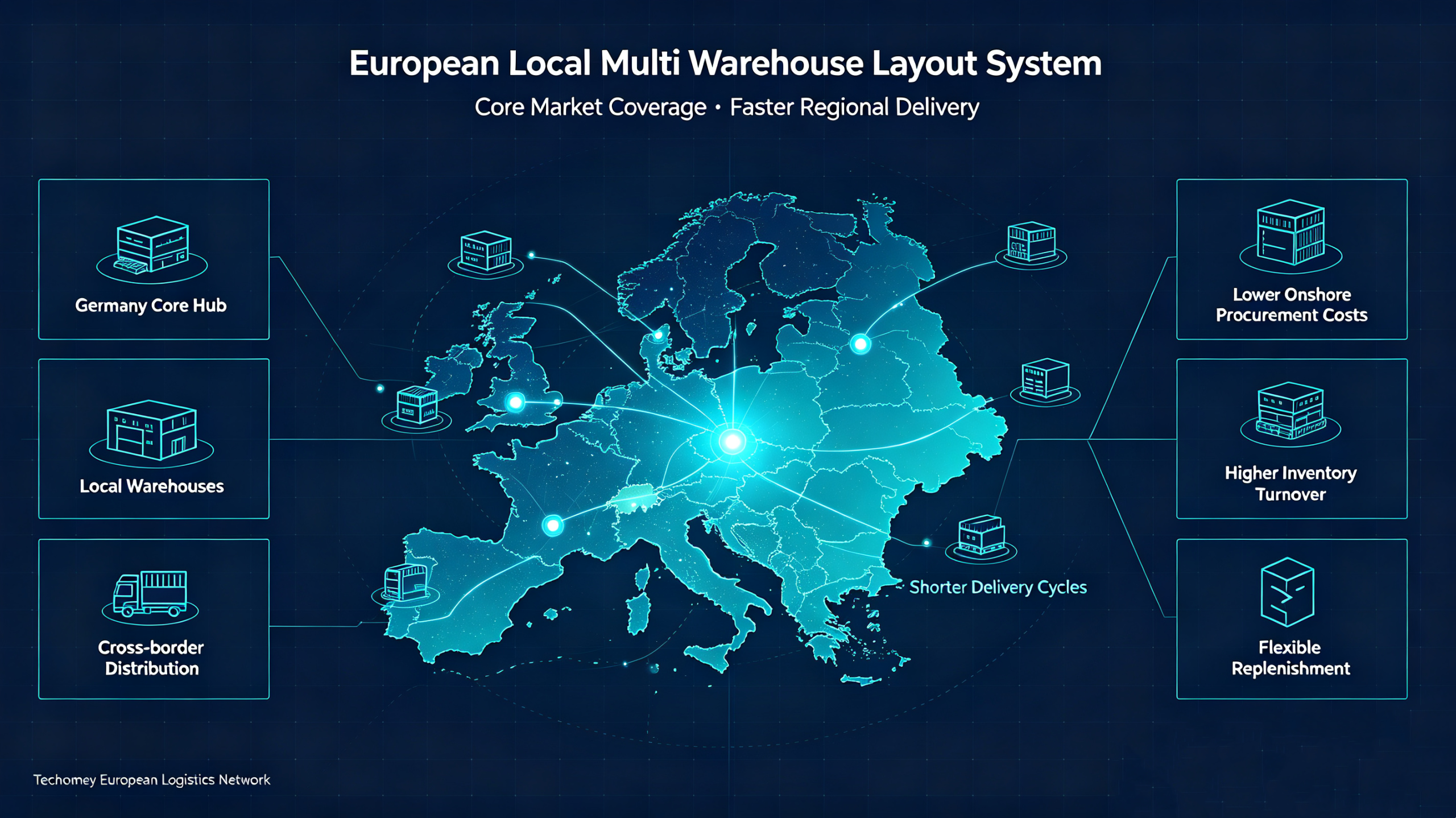 European Local Multi-Warehouse Layout System